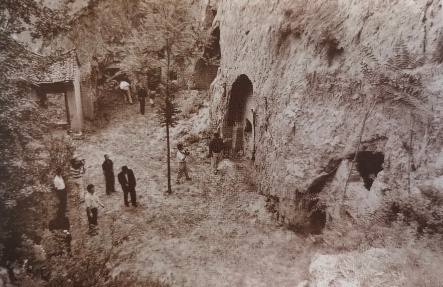 南邑村习仲勋住过的院落。(画传拍摄)