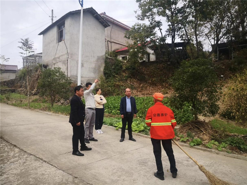 负责人带队检查单龙寺镇三季度养护工作.jpg